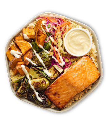 Maple Glazed Salmon Plate