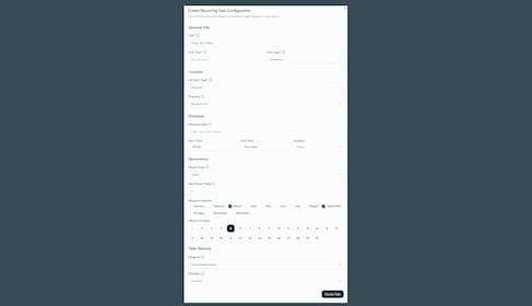 Recurring Tasks & Cleanings