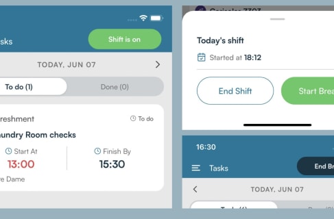 Shift and Break Controls