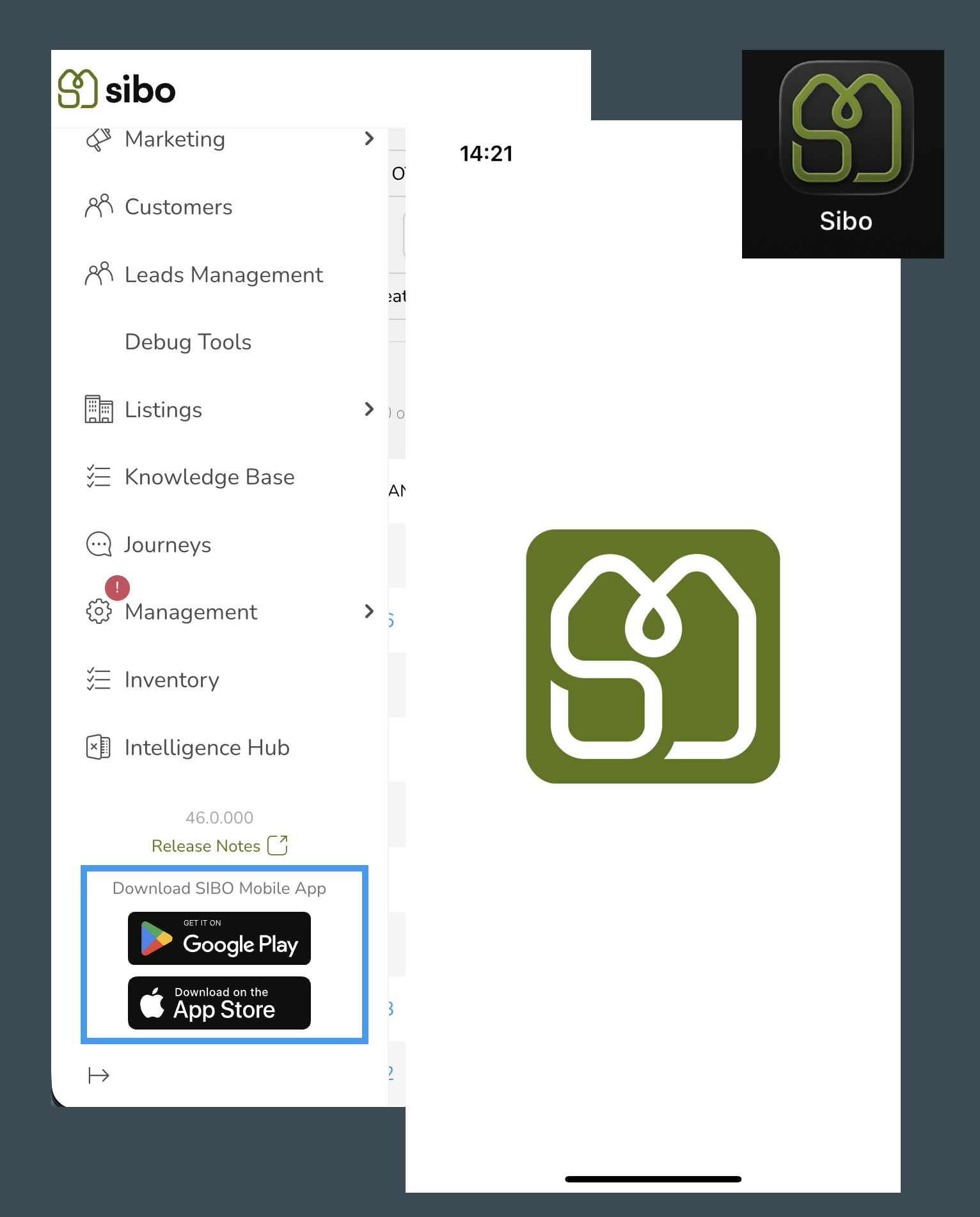 SIBO Mobile App