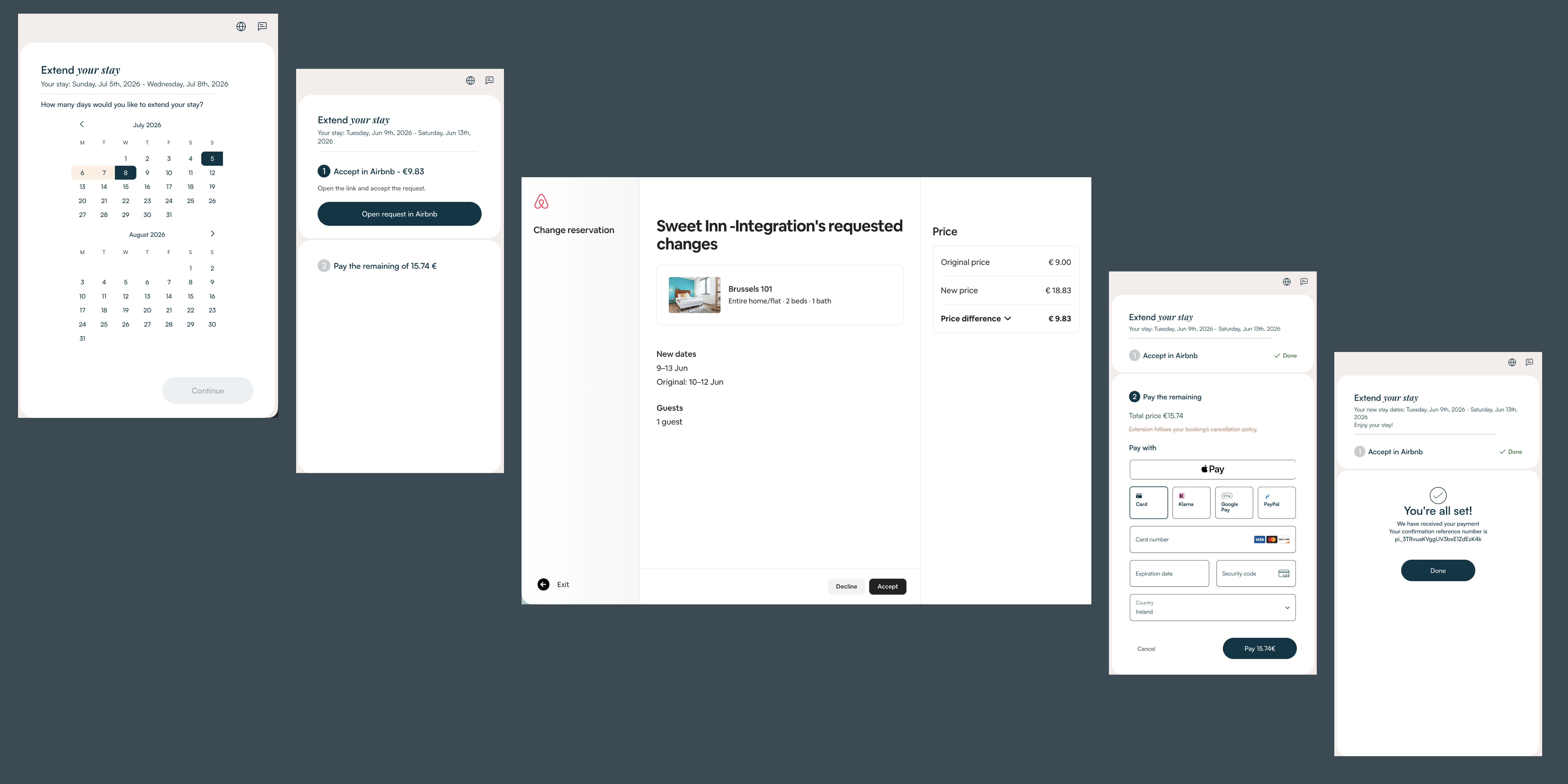 Extension Link via Airbnb