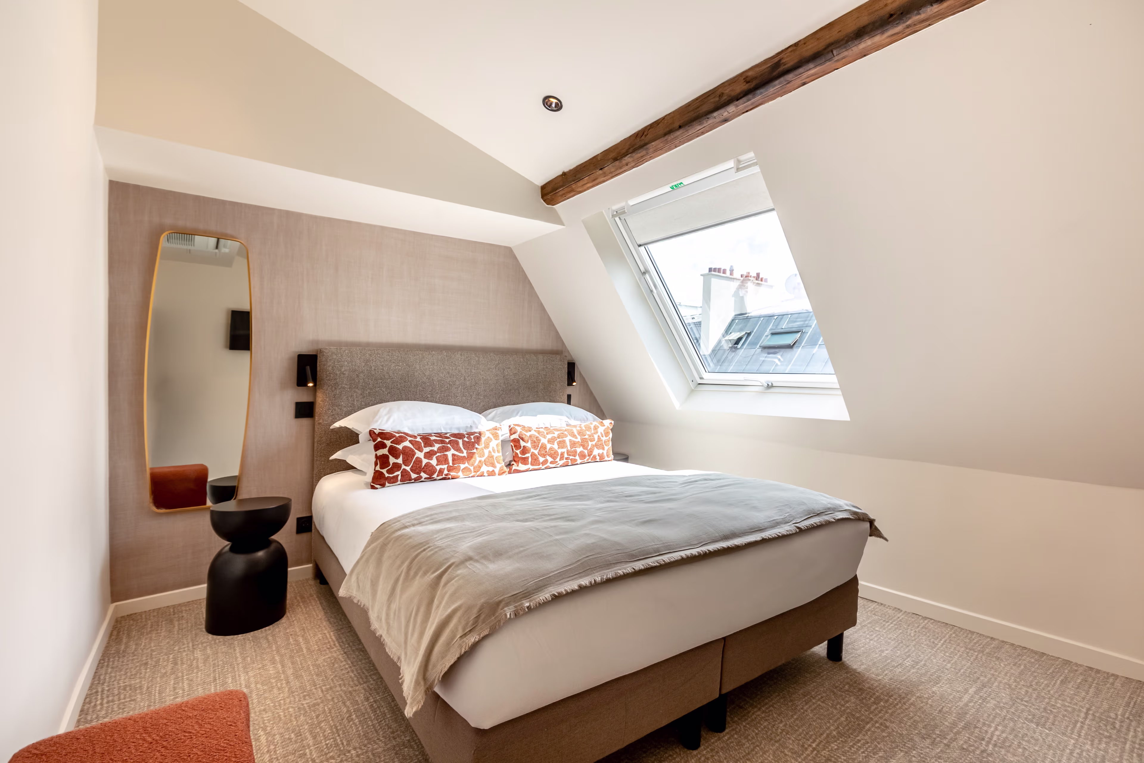 Top Floor - Double Room - Partial Stairs 1