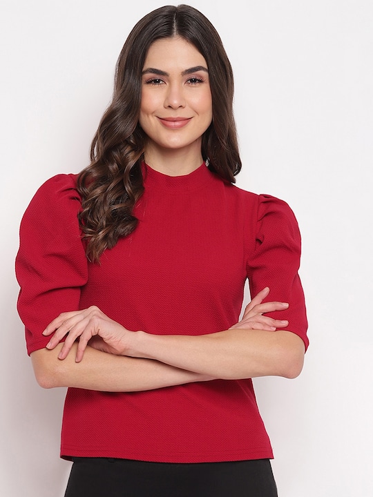 Puff Sleeves Party Top
