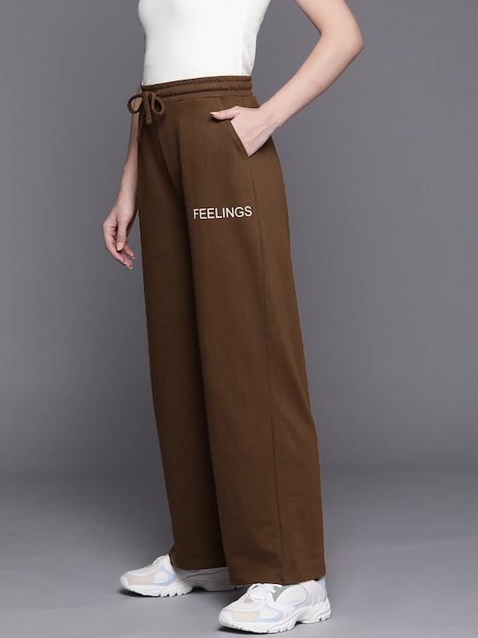Women Brown Track Pants