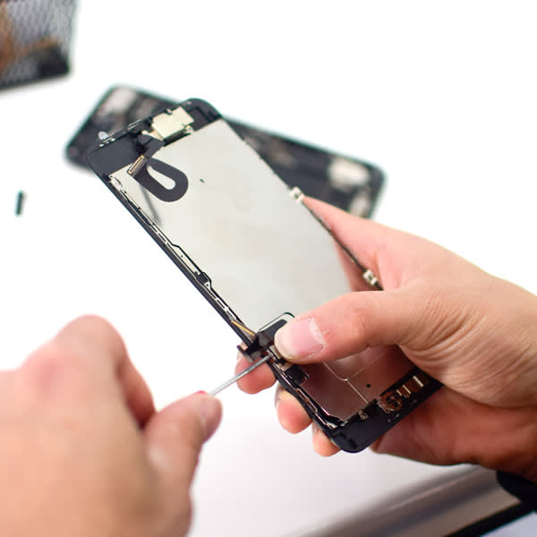 iPhone being repaired