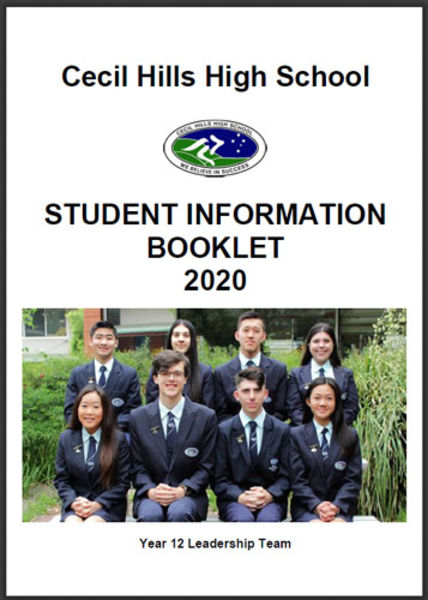 Student Information Booklet Student Information Booklet