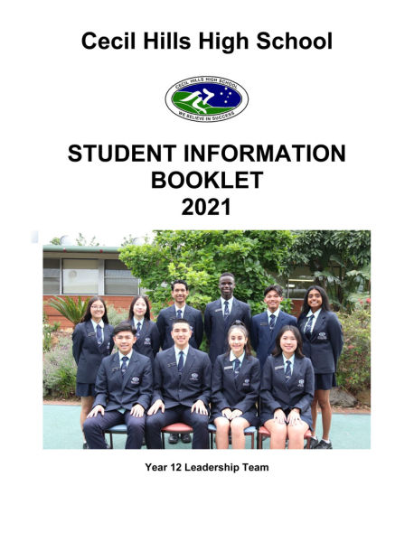 Student Information Booklet Student Information Booklet
