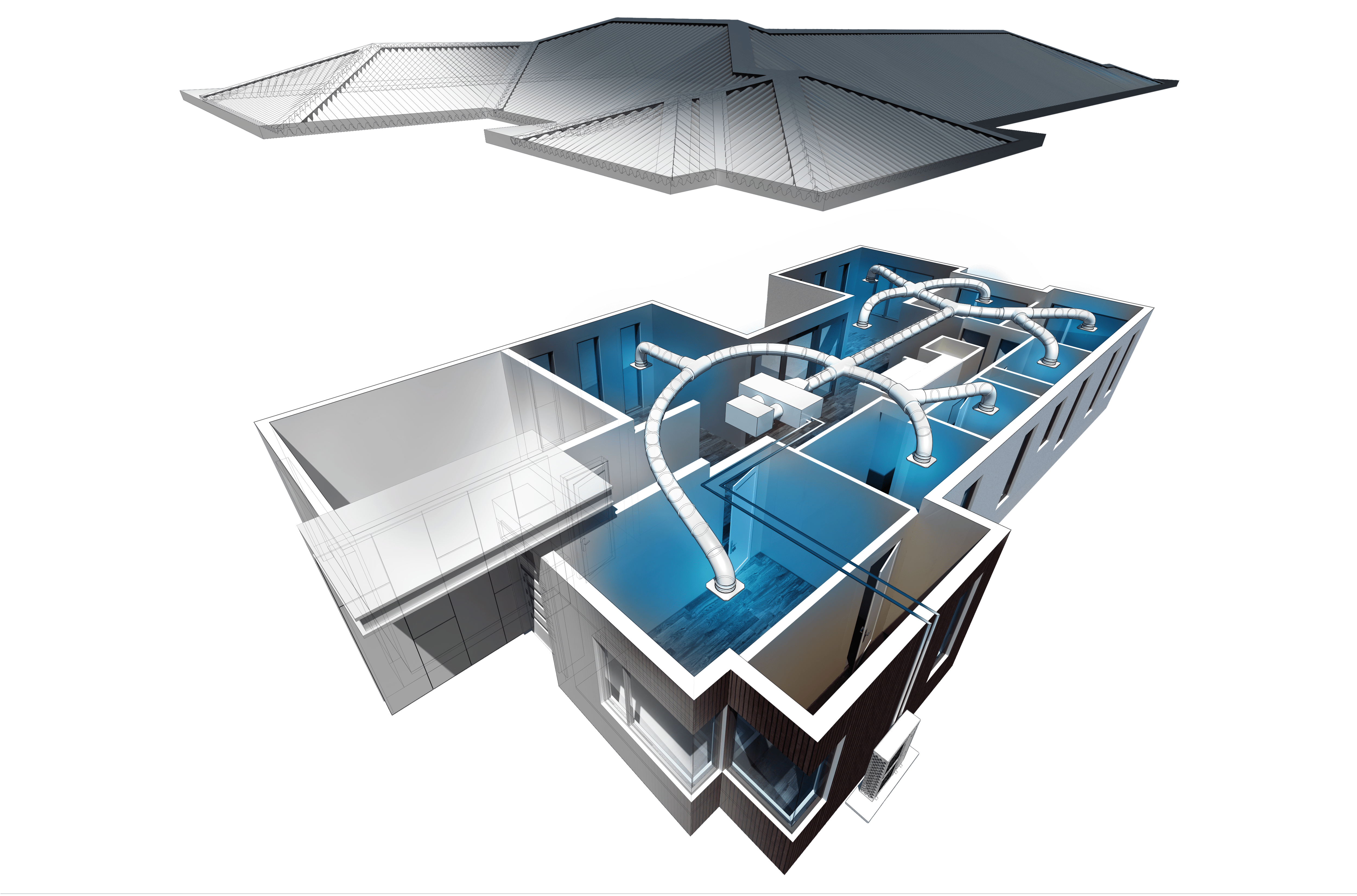 Rinnai Ducted Reverse Cycle Air Conditioning (R32)