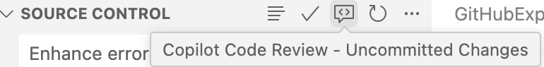 Copilot Code Review - Uncommitted Changes