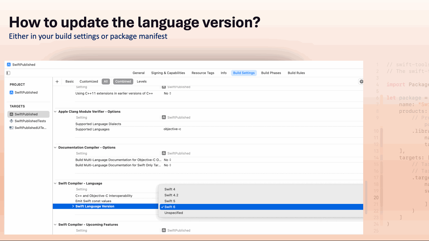 Update Swift Language Version Mode