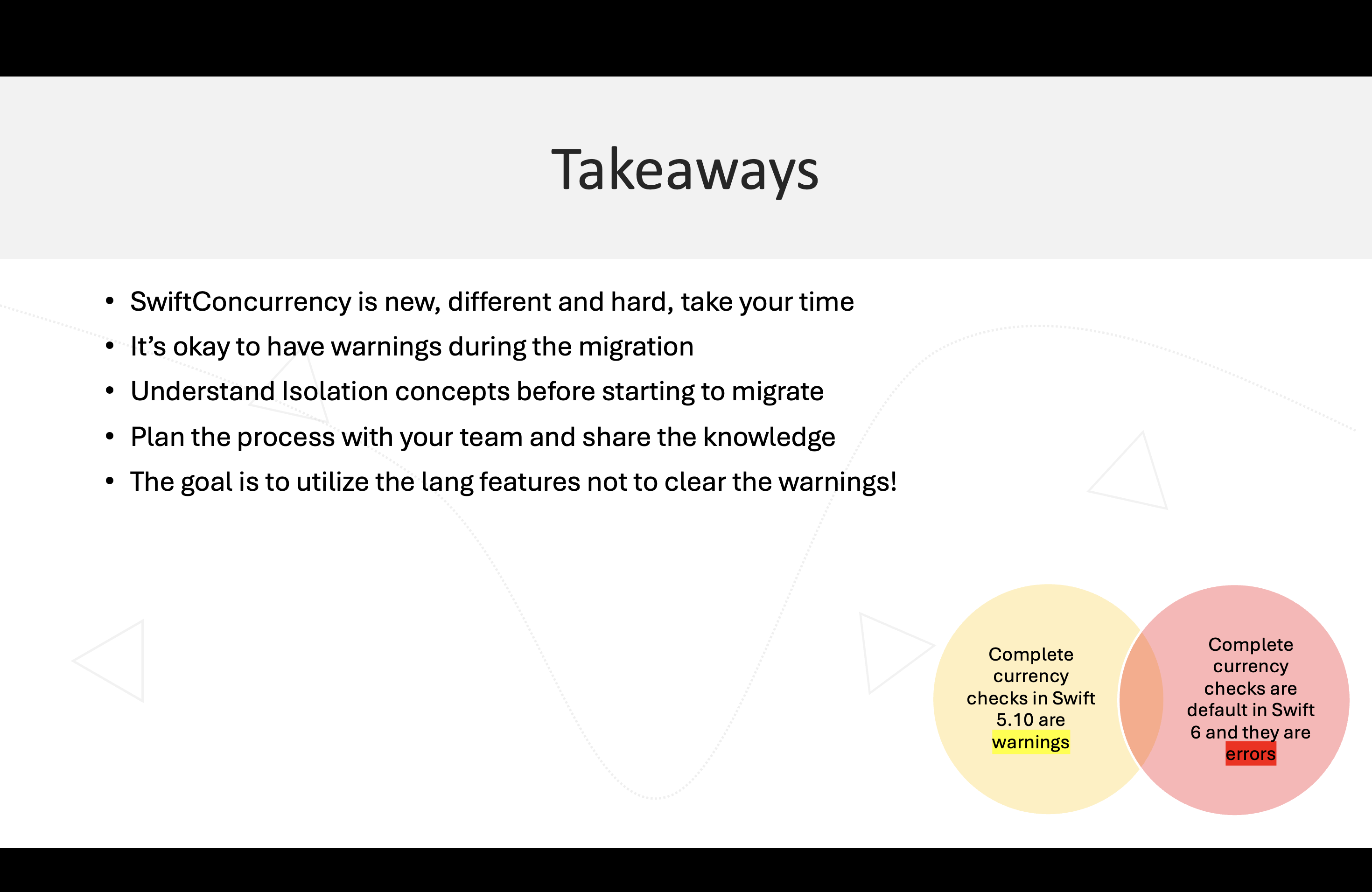 Takeaways