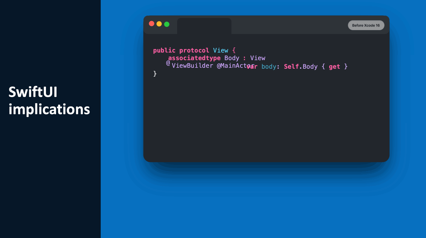 SwiftUI Implications