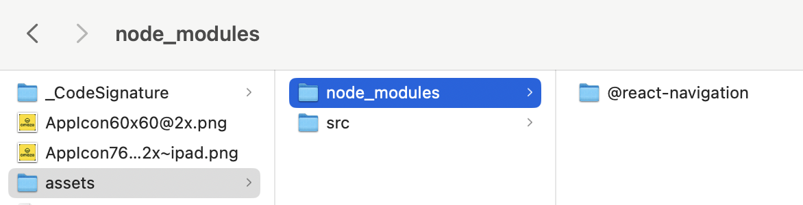 Assets folder Example