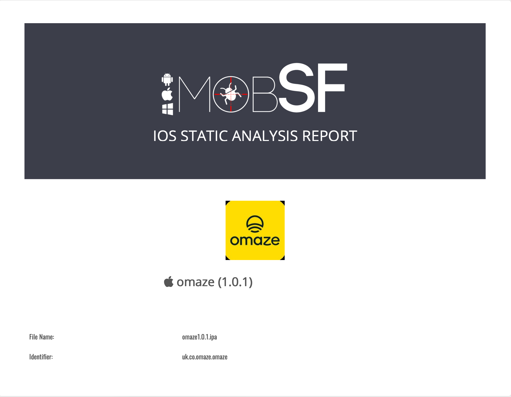 Static Analysis Report - Reference Snapshot