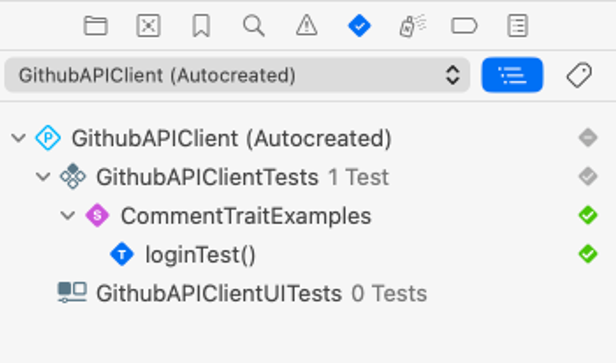 Test Navigator for simple struct