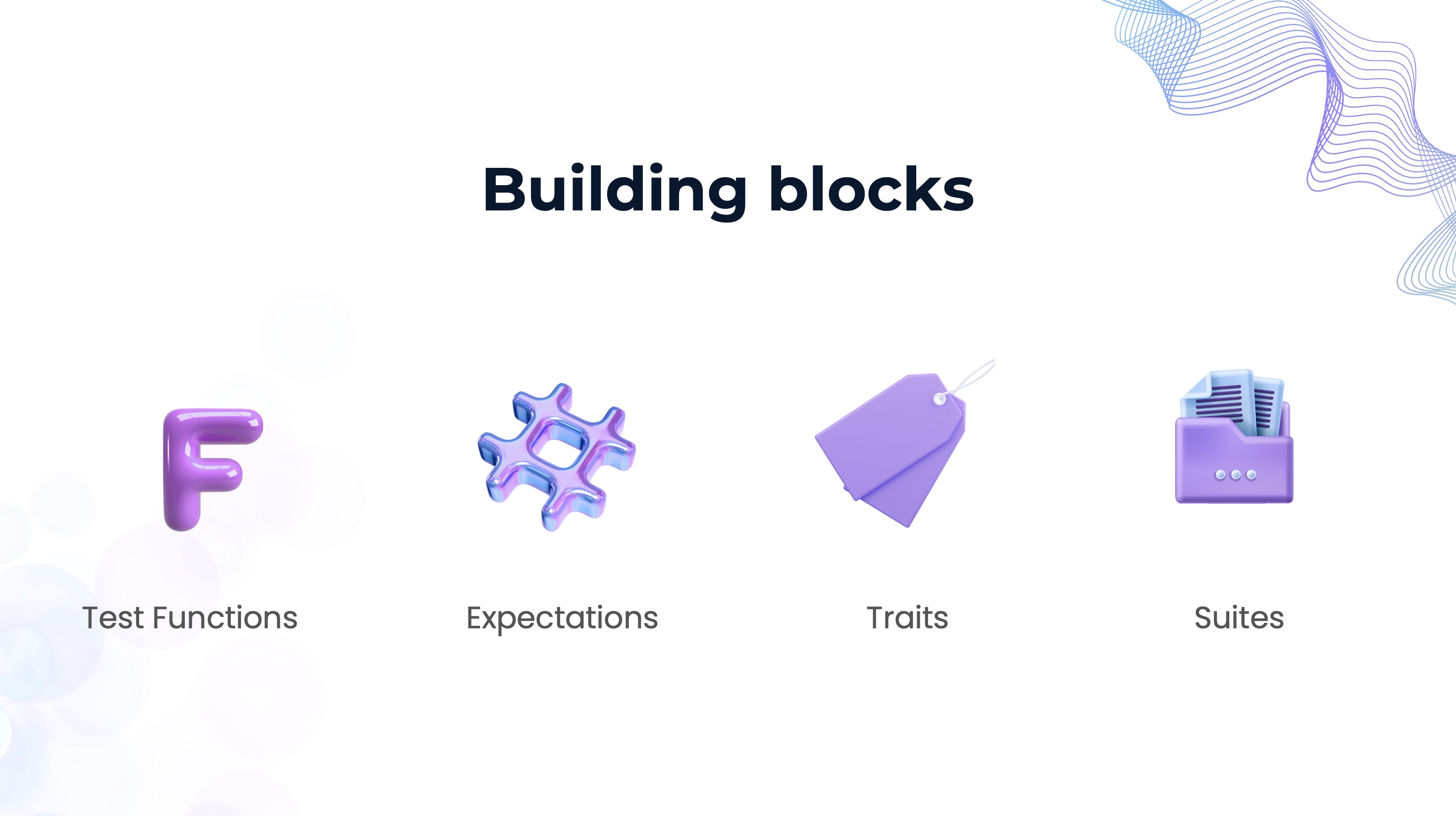 Building Blocks of Swift Testing