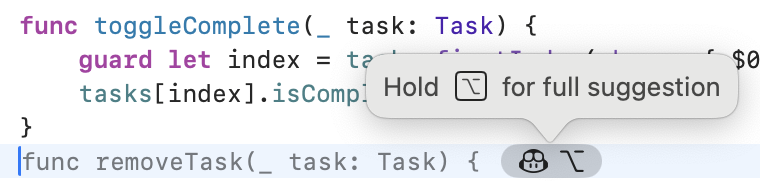 GitHub Copilot Code Suggestion 