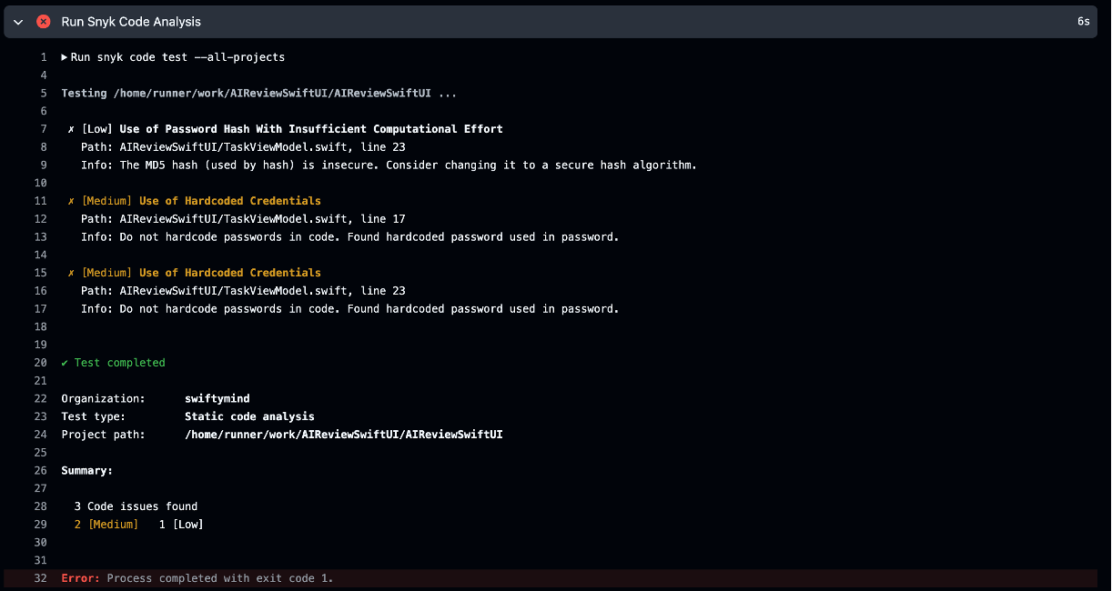 Code Analysis - Hardcoded Data