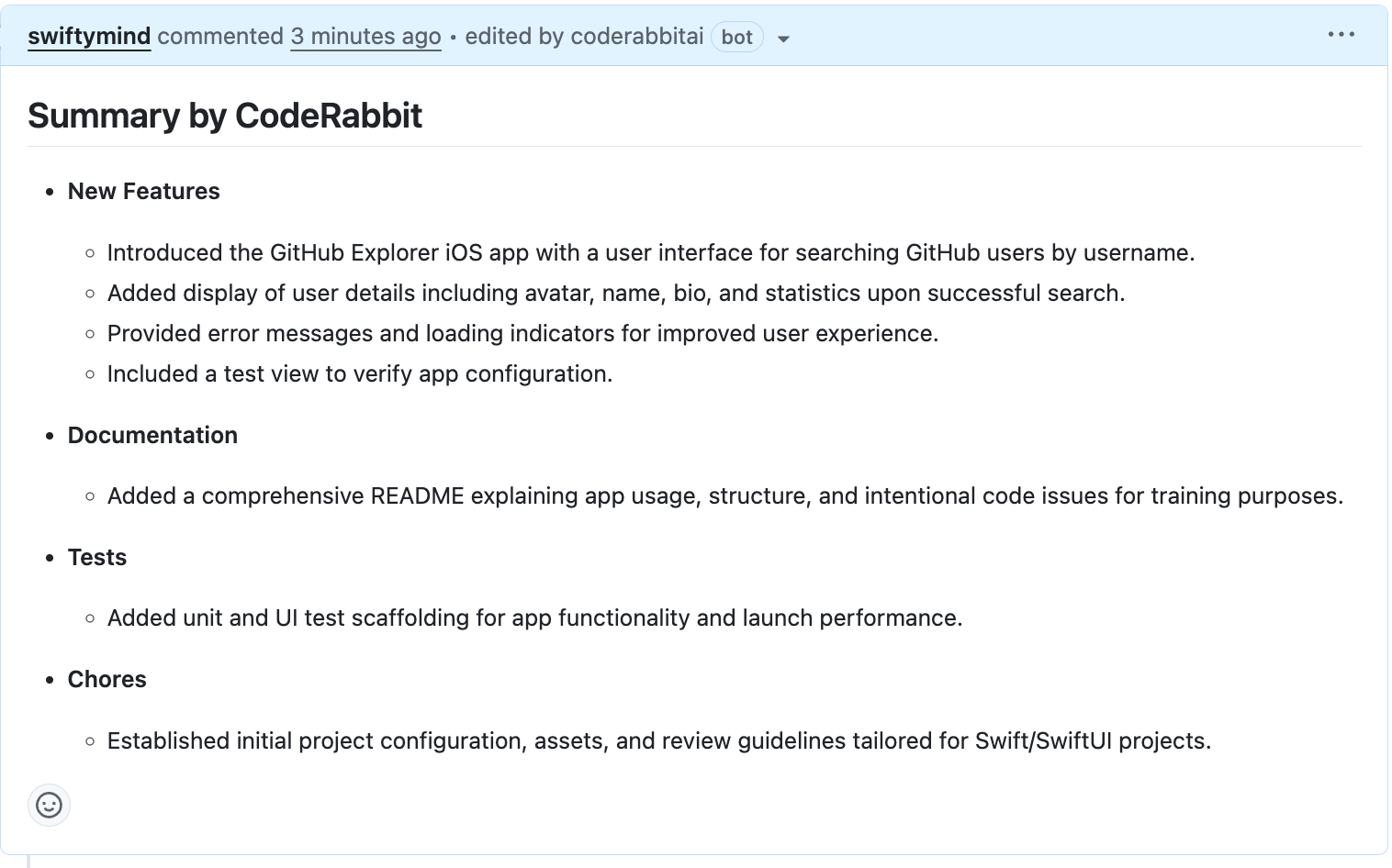 PR Summary generated by CodeRabbit