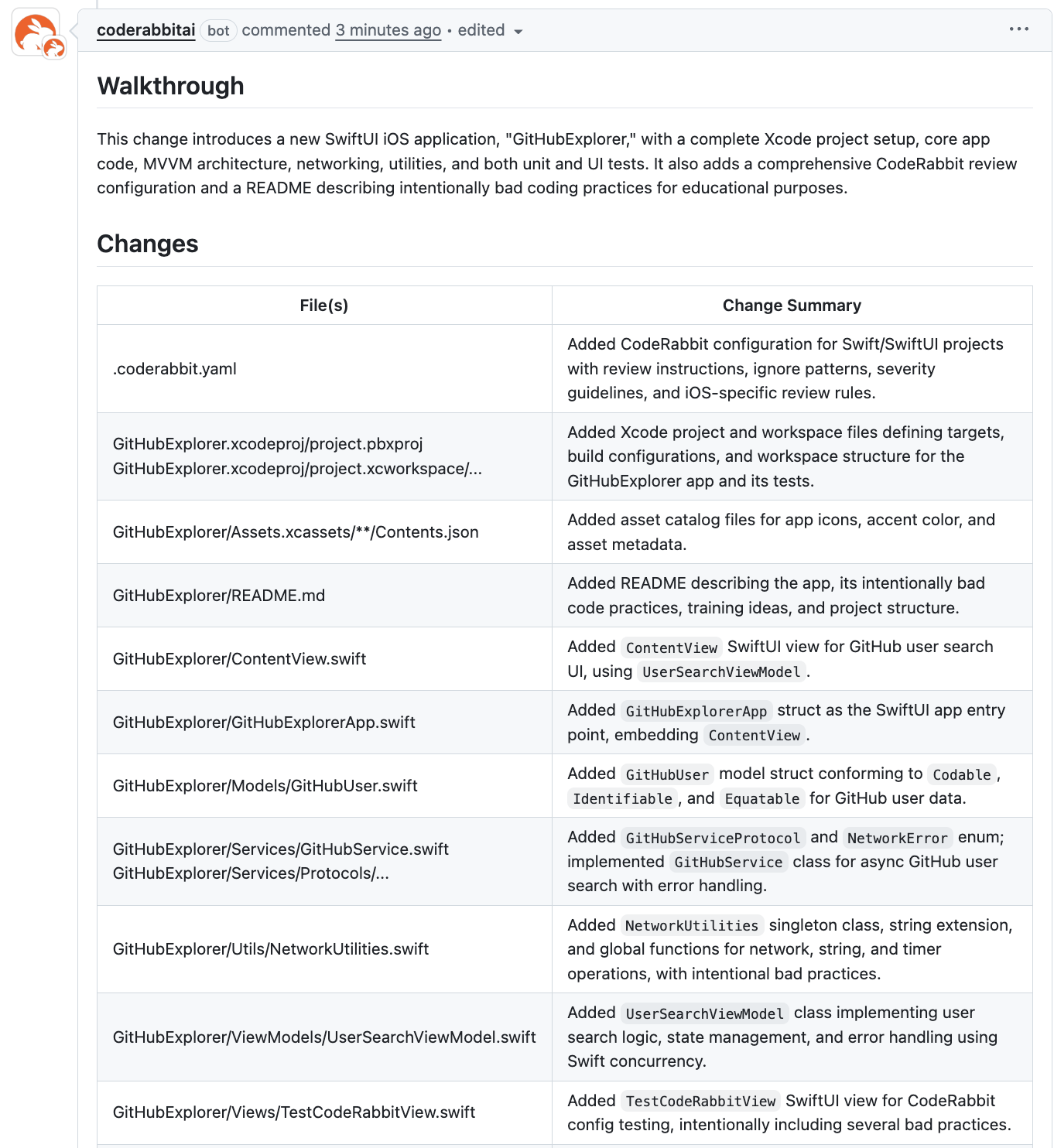PR - Code Walkthrough generated by CodeRabbit