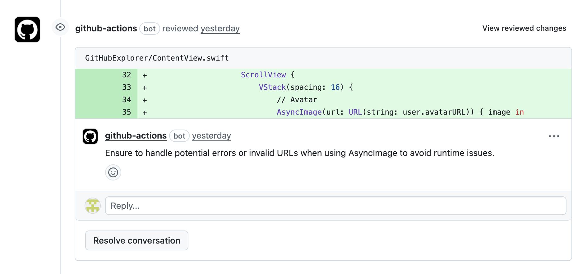 Code Review 2 - Runtime issues