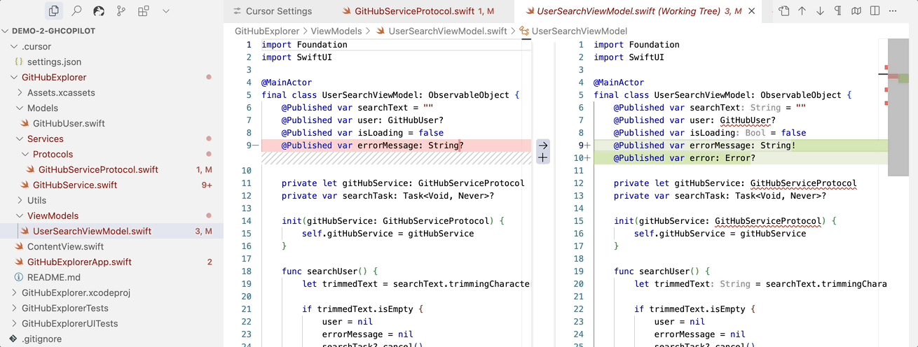 Source Control - Code Changes