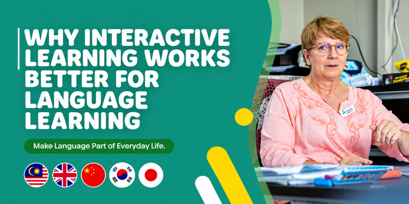 Why Interactive Learning Works Better for Language Learning