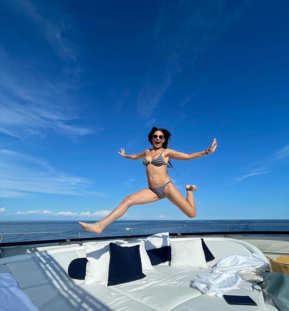 Photo of Demi Moore wearing a bikini by Andie Swim