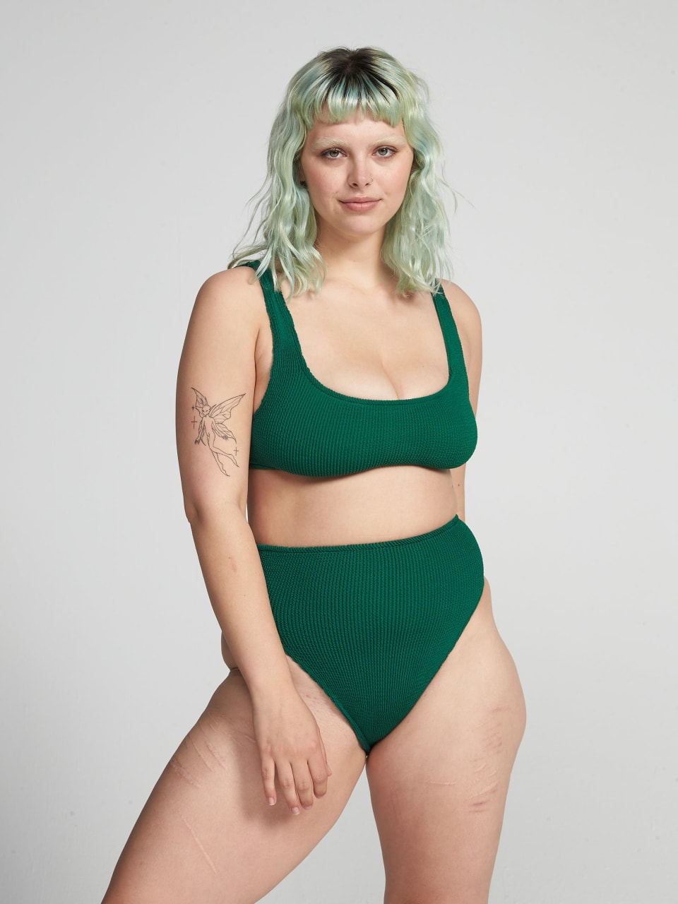 Image of a woman wearing Aplomb High Waist Two-Piece by Youswim
