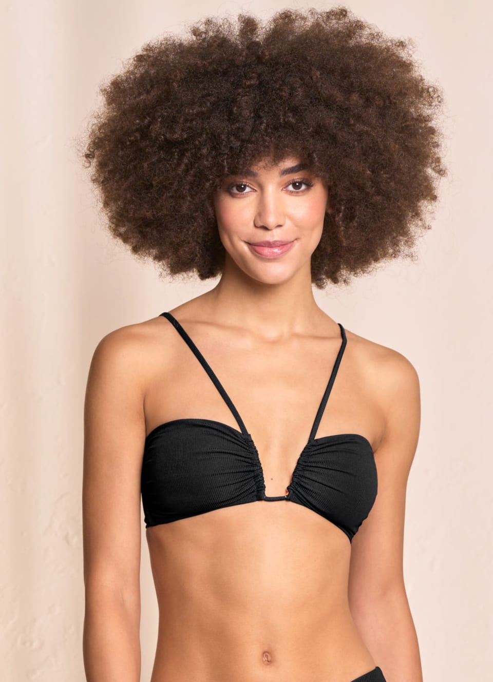 Maaji Onyx Ursule V Wire Bandeau Bikini Top and Maaji Onyx Sublimity Classic Bikini Bottom from Maaji
