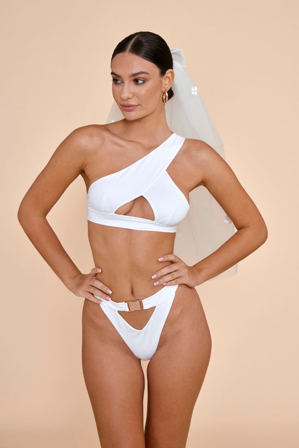 Moss Top In White and Crawford Bottoms In White from Alt Swim