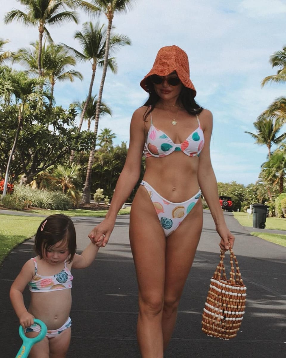 Natalie Morris wearing Carrie Top and Kaylin Bottom by Beach Riot