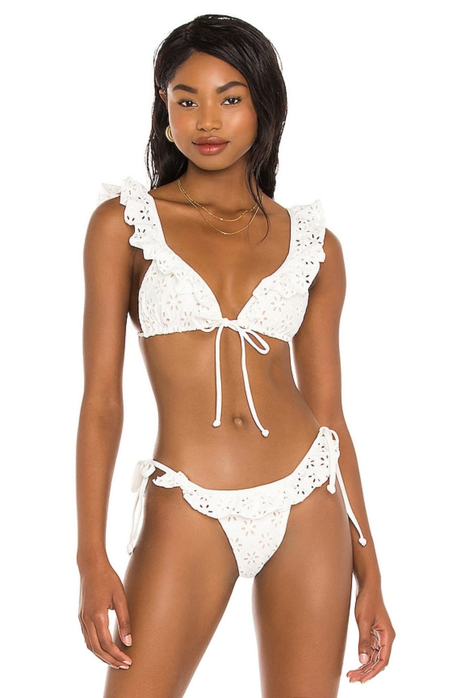 Akira top and Akira Bottom in White