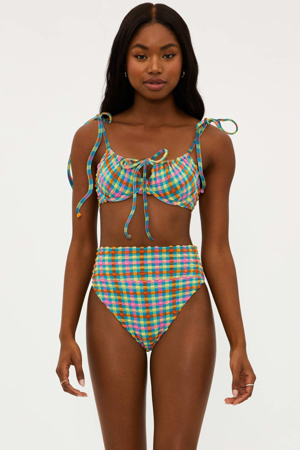 Caitlin Top Sunny Side Gingham by Beach Riot