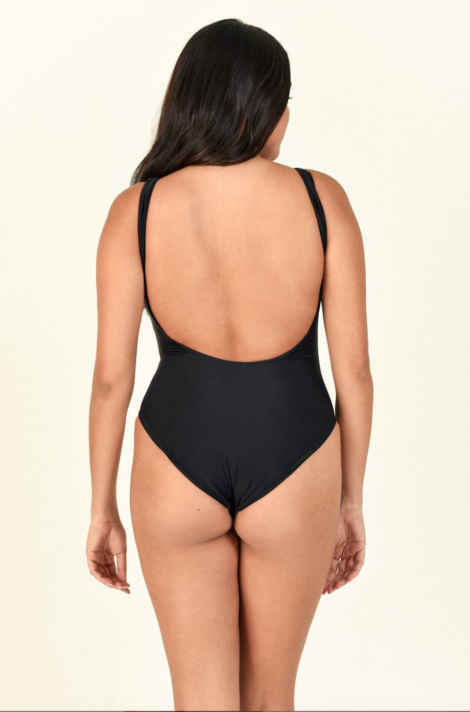 Contour One Piece in Black Matte by Jade Swim