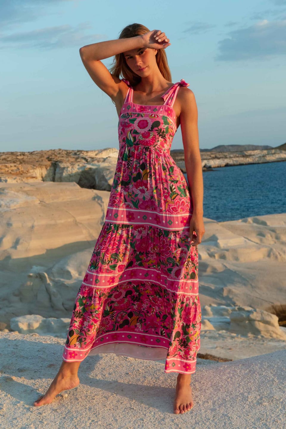 Charlotte Dress Passion Flor by Beach Riot