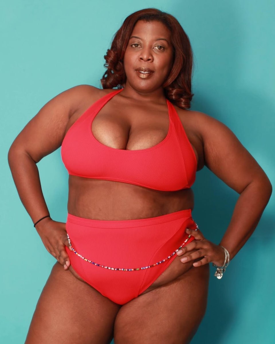 Mica Ribbed Bottom - Red