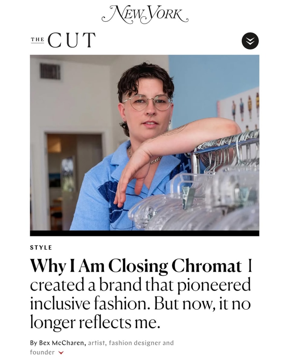Image of the article on The Cut: Why I am closing Chromat