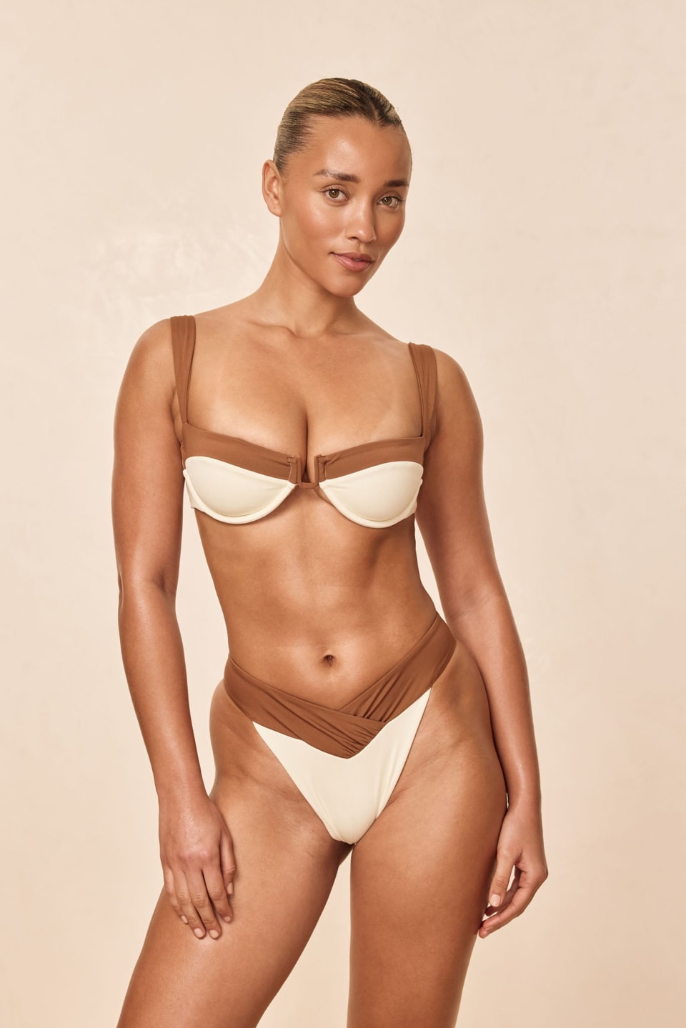 Cala Roja Top - Ivory/Caramel-28JS