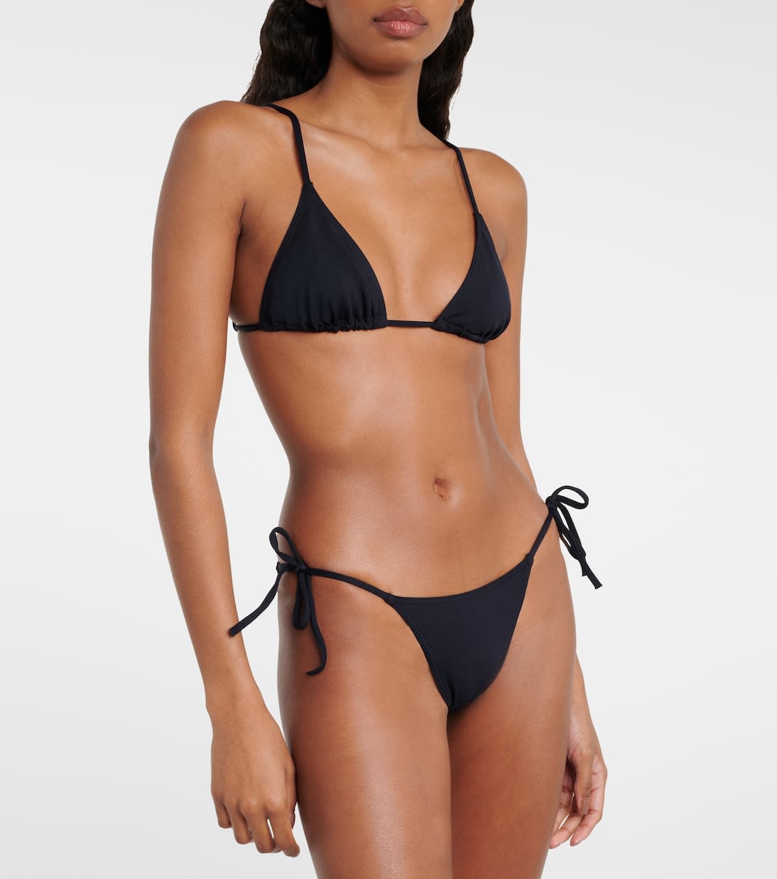 Mouna Bikini Top an Malou Bikini Bottoms in black by Eres