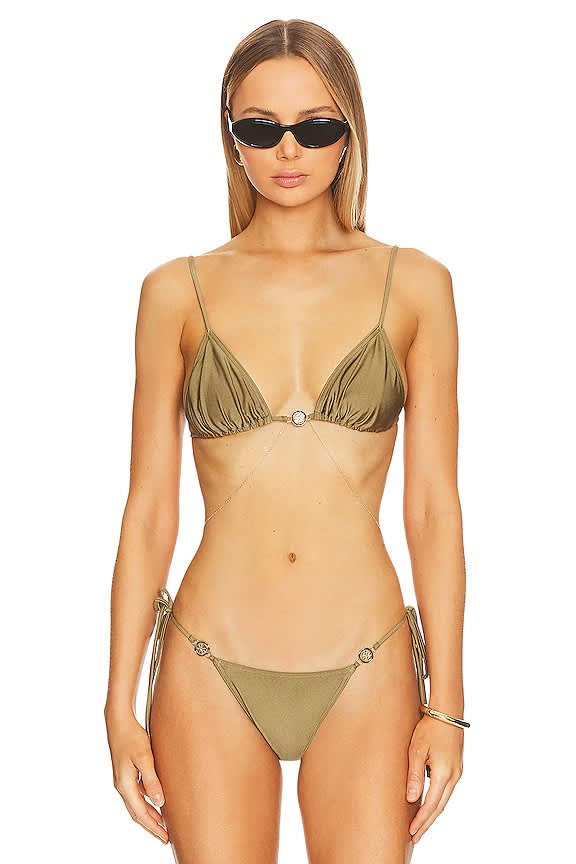 Chain Bikini in Olive Green by Bananhot