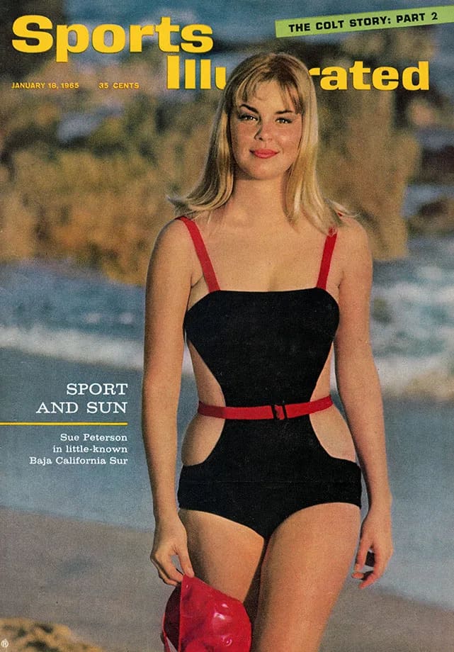 SI Swimsuit Cover - 1965 - Sue Peterson