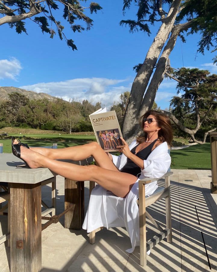 Photo of Cindy Crawford wearing a swimsuit