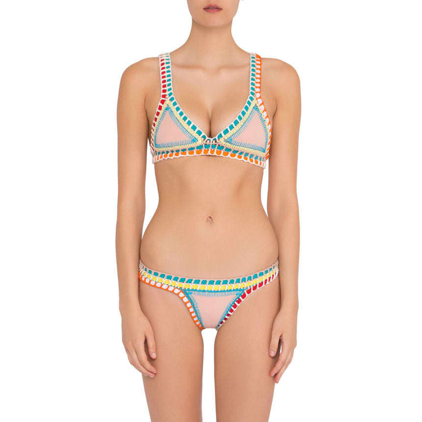 Image of a woman wearing Luna - Bikini Top by Kiini