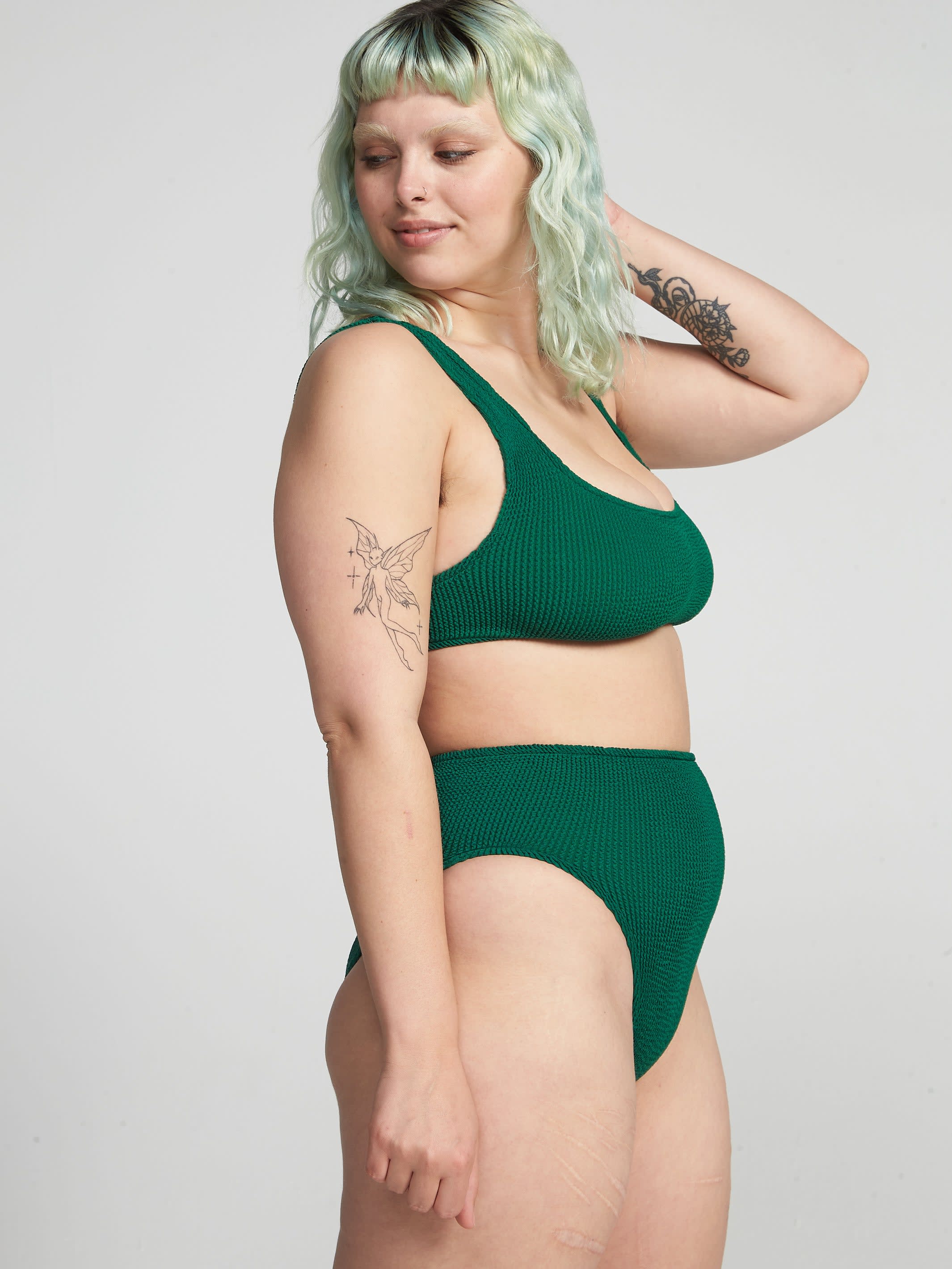 Image of a woman wearing Aplomb High Waist Two-Piece by Youswim