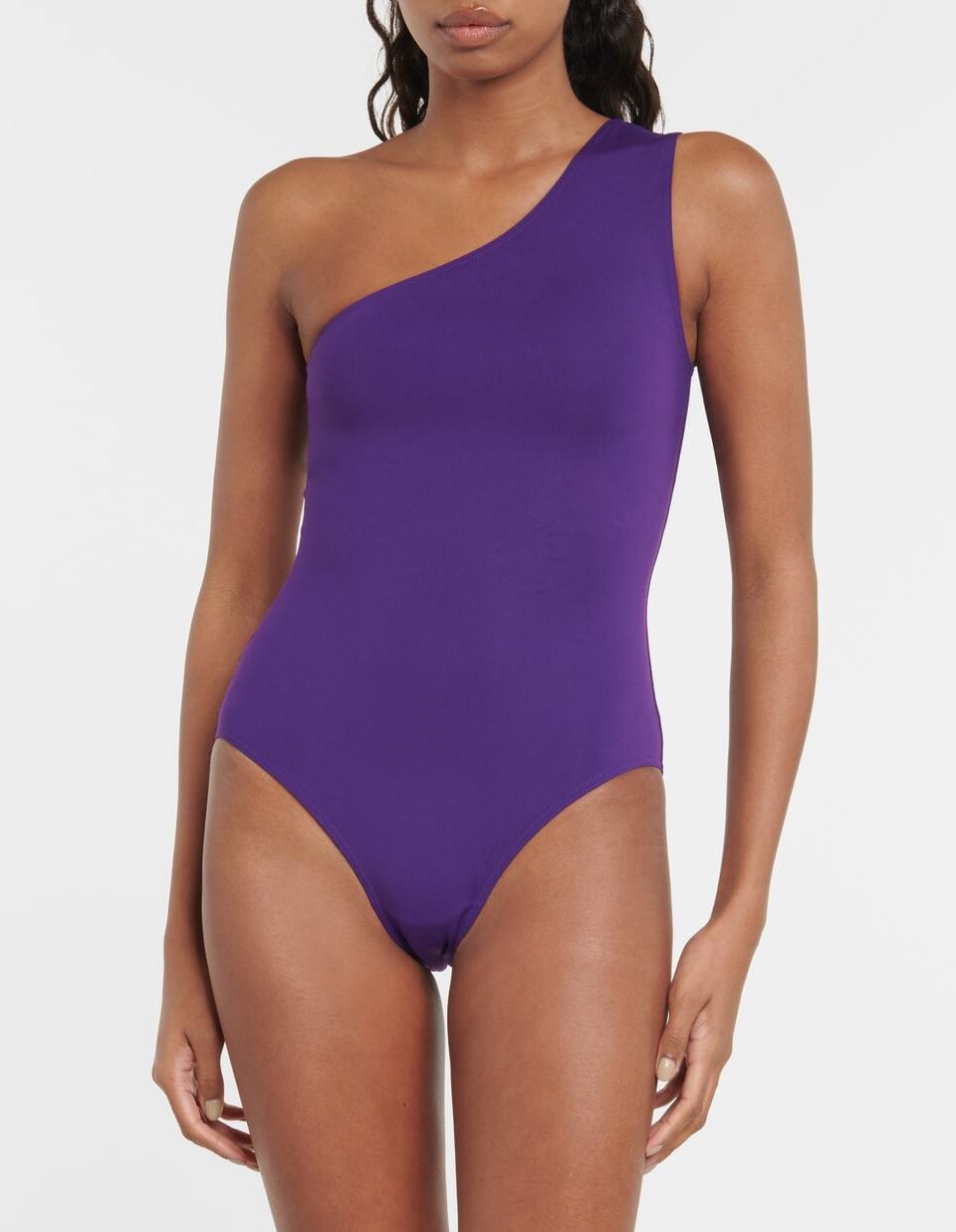 Effigie One Shoulder Swimsuit In Purple from Eres Paris