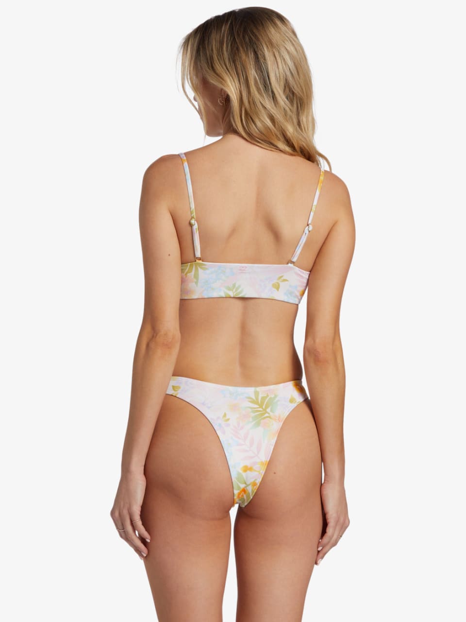 Peaceful Palms Zoe Crop Bikini Top and Peaceful Palms Skimpy Hike Bikini Bottoms by Billabong