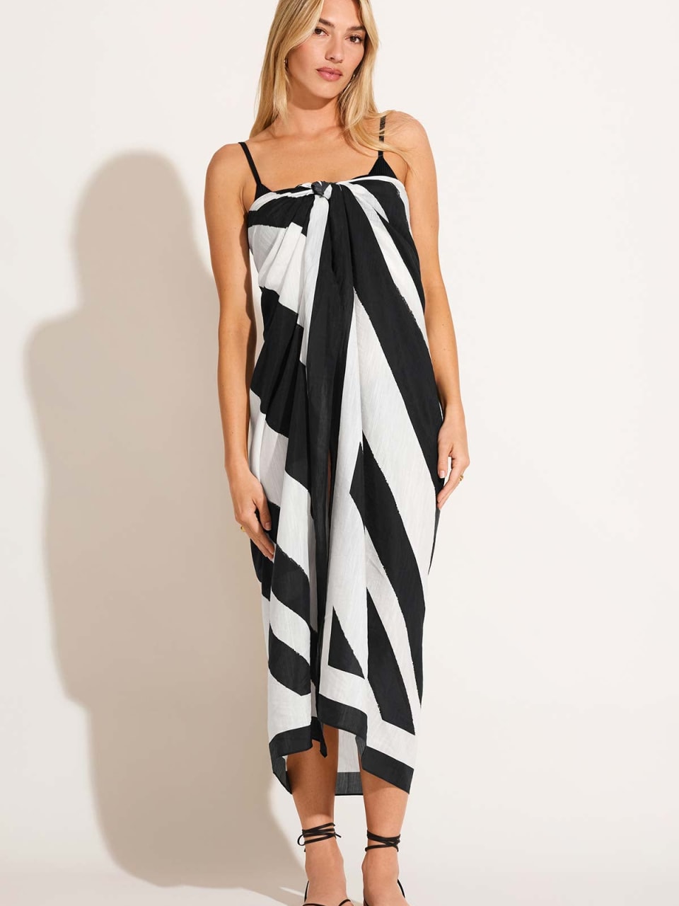 Samara Sarong - Sandbar Stripe Cotton Cupro