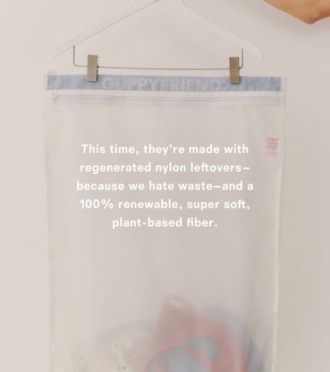 Plastic bag with a message from reformation
