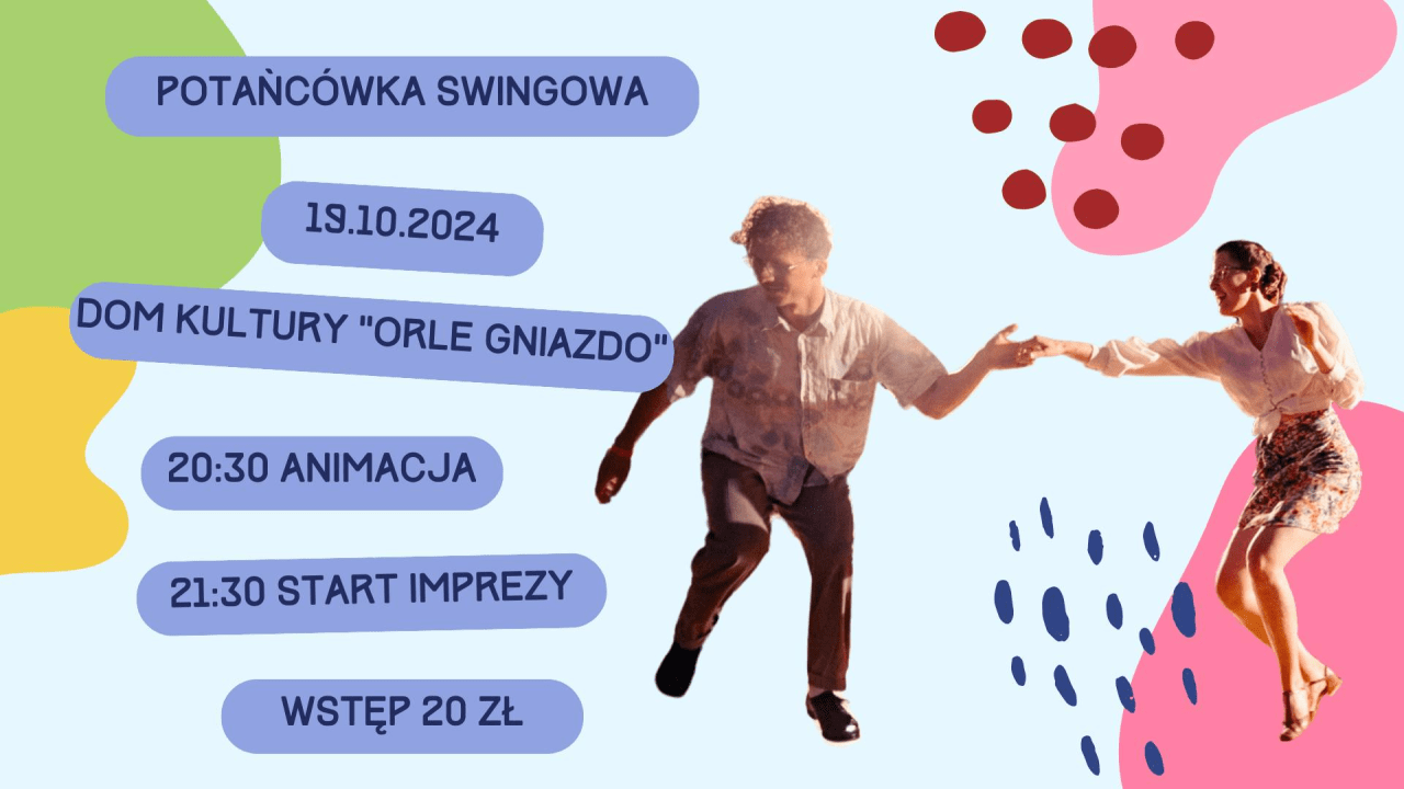 image of Potańcówka swingowa w domu kultury "Orle Gniazdo"
